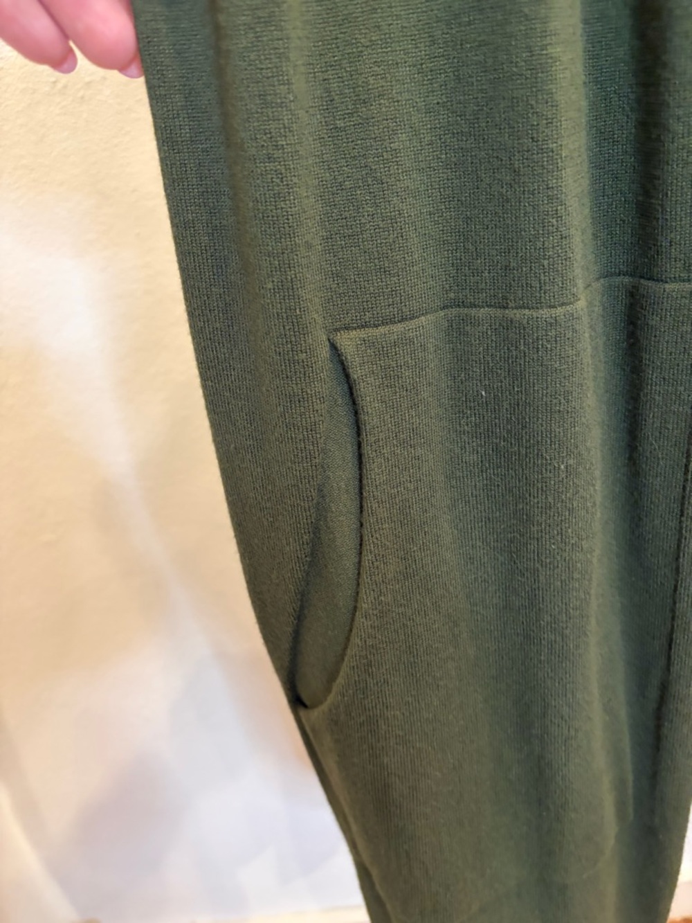 Cyrus Olive Green Hooded Sleeveless Cardigan - Picture 5 of 5